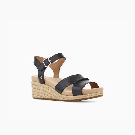 UGG Berryessa Black Sandals for Women (EIUO43018)